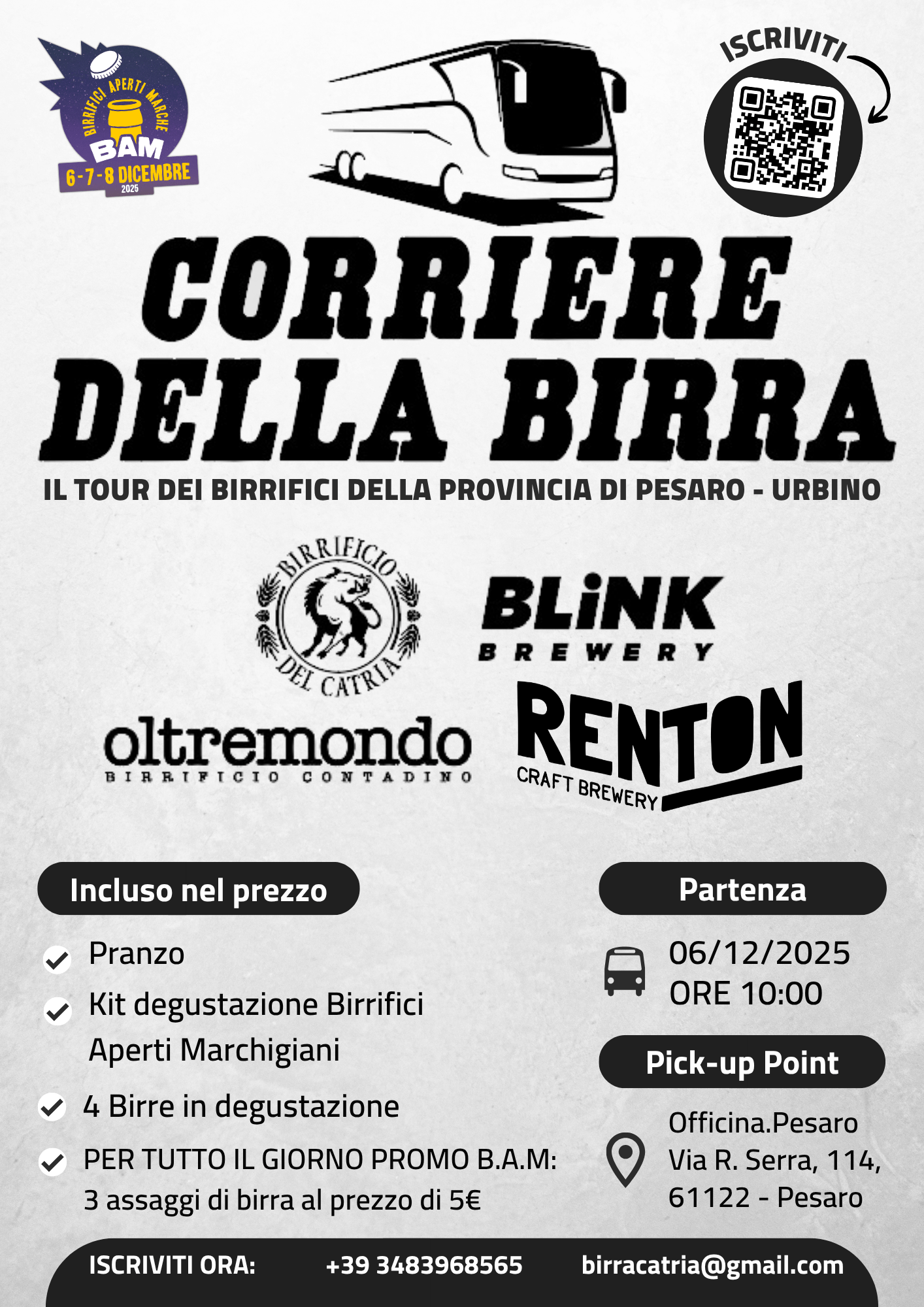 Corriere della Birra - V Edizione Birrifici Aperti Marchigiani 06/12/2025 - Birrificio del Catria